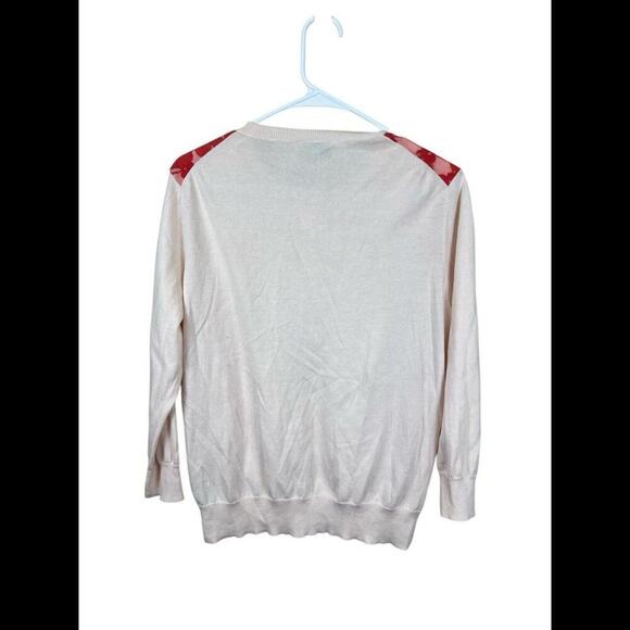 Ted Baker London Lace Front Cardigan Peach US 4 - Picture 2 of 5